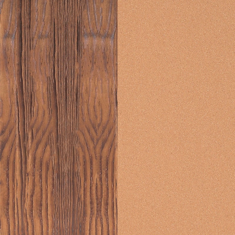 Commercial Wall Mount Cork Board with Wooden Push Pins