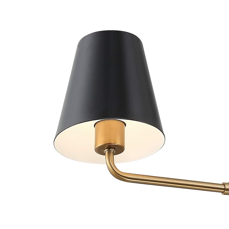 Xavier 4 Light Vibrant Gold Chandelier - 31.75"W x 17"H