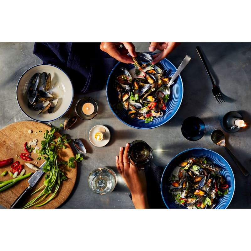 Royal Doulton Exclusively for Gordon Ramsay Maze Denim, 12 Piece Set