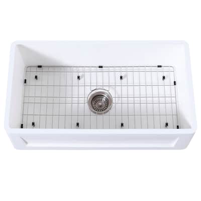Kingston Brass Arcticstone 36" Farmhouse Single Basin Stone Composite