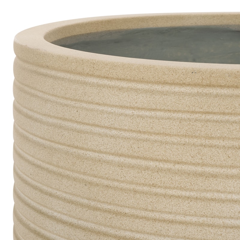 SAFAVIEH Outdoor Living Nardo Planter Pot [SET of 2] - 18"W x 18"D x 15"H