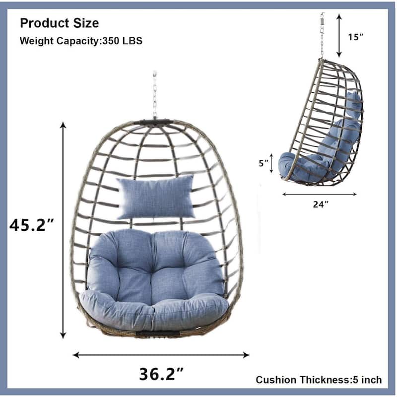 Pocassy Foldable Hanging Egg Chair