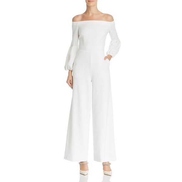 vince camuto white jumpsuit