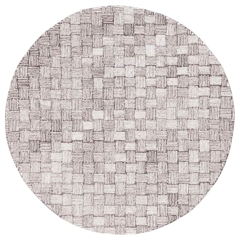 SAFAVIEH Handmade Micro-Loop Courteney Transitional Wool Rug