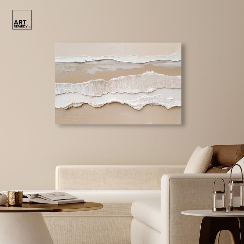 Textured Sea II Canvas by Art Remedy, Gallery Wrapped