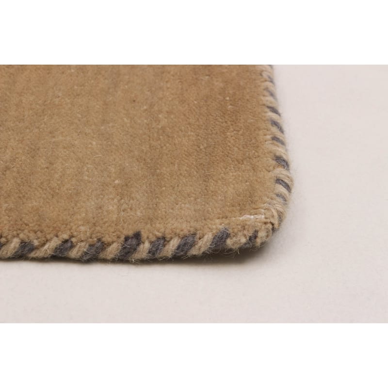 Kashkuli Gabbeh Beige Rug 3'10" x 5'8" - 3'10 x 5'8
