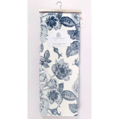 Printed Velvet Plush Throw Blanket