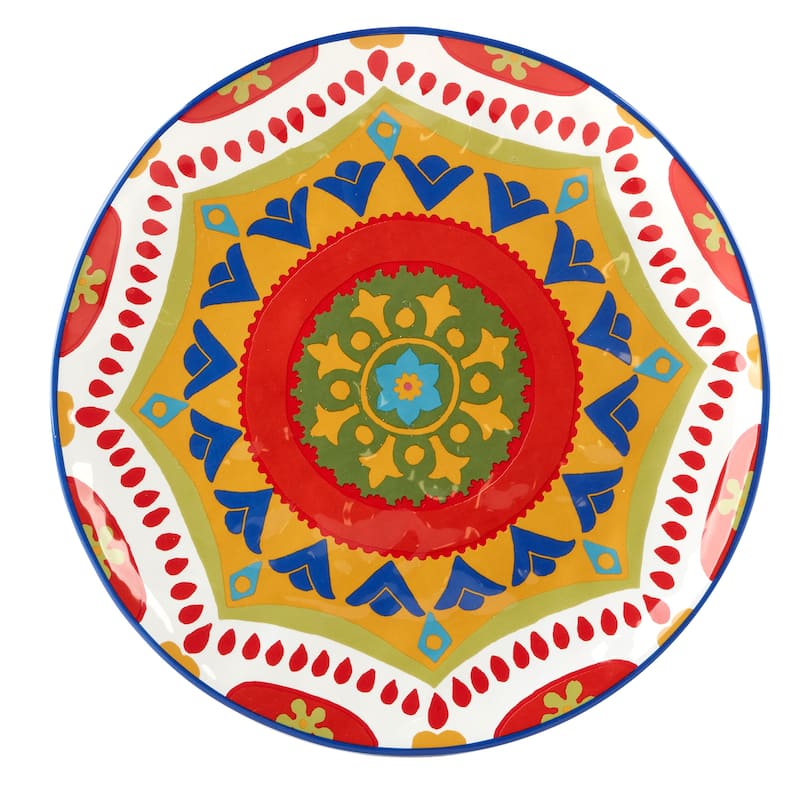 Certified International Spice Love Round Platter - 13" Diam x 1.25"