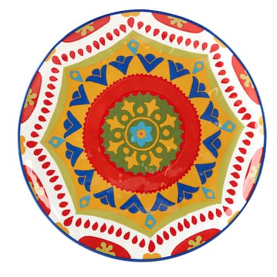 Certified International Spice Love Round Platter - 13" Diam x 1.25"