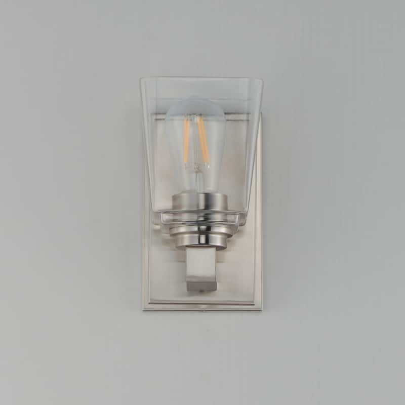 Maxim 21381CL Cubos 9" Tall 1 Light Wall Sconce