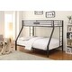 preview thumbnail 3 of 1, Limbra Black Twin XL / Queen Bunk bed