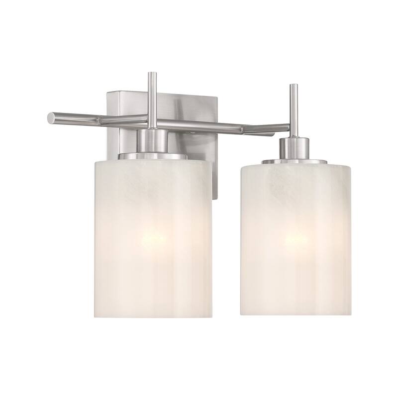 Bellevue SHBF18114 2 Light 14" Wide Vanity Light with Strié Glass
