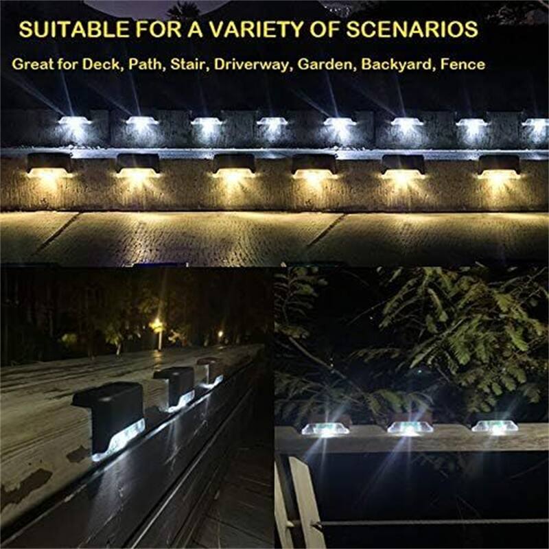 16 Solar Outdoor Deck Lights