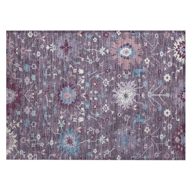 Machine Washable Indoor/ Outdoor Global Dillon Chantille Rug