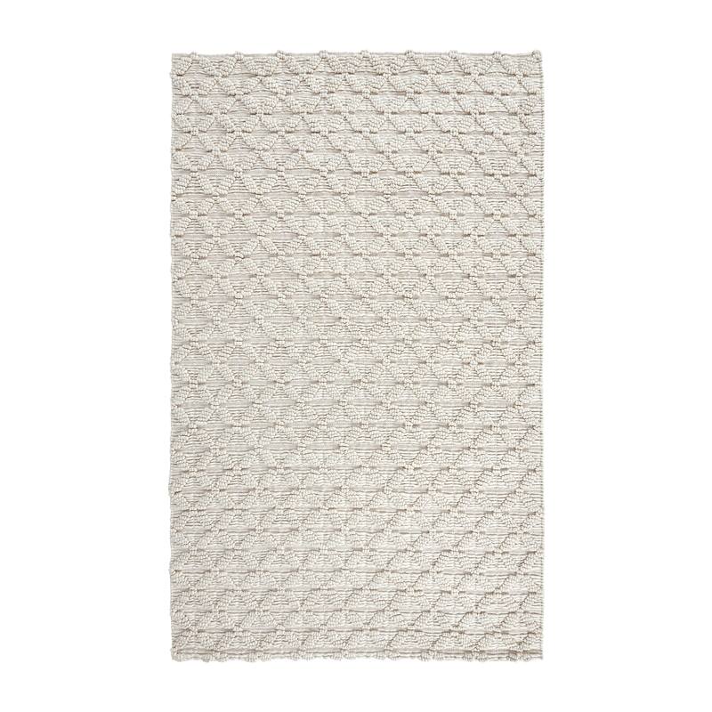 Villa by Classic Home Portola Wool Blend Hand Loomed Accent Rug - 9x12 - Ivory