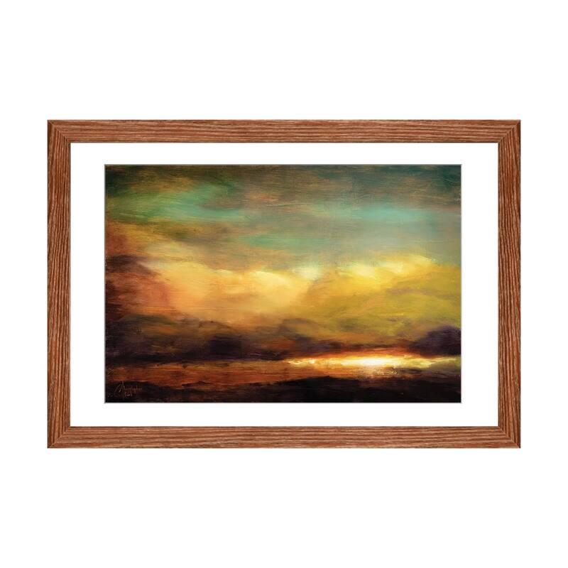 iCanvas "Cloudscape II" by Christopher Clark - Walnut - 24x32x1