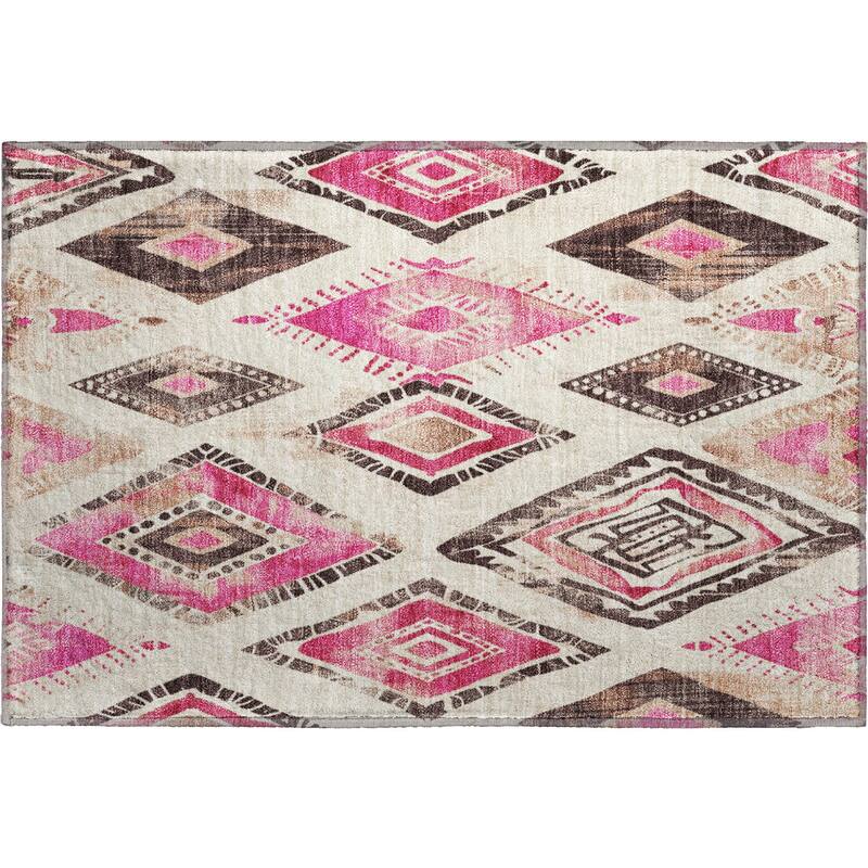 Premium Washable Super Soft Modern Diamonds Mayfield Rug