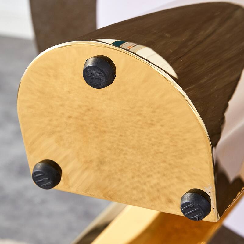 Round Dining Table, Kitchen Table with Stainless Steel Legs, Round Coffee Table Bistro Table for Dining Room