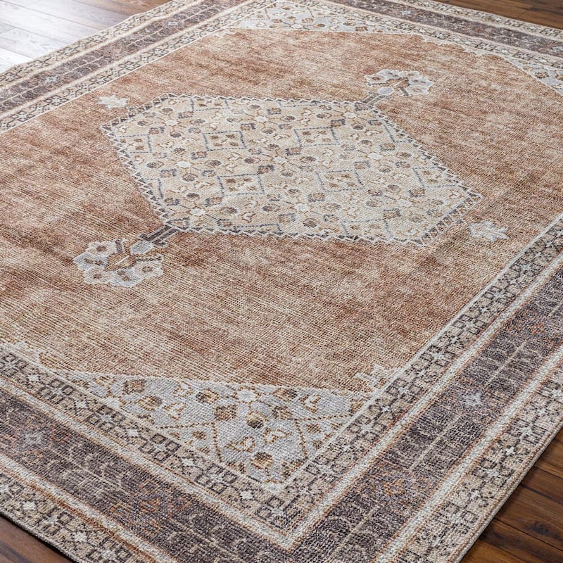Livabliss Lila Updated Traditional Medallion Area Rug