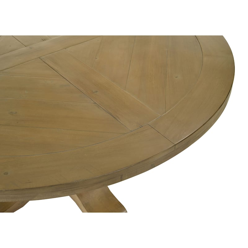 Florence Round 60-inch Pedestal Base Dining Table