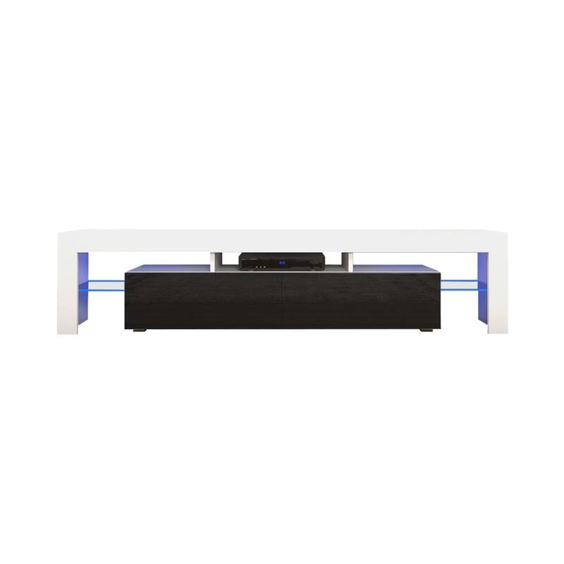 Milano 200 Modern 79-inch TV Stand with 16 Color LEDs