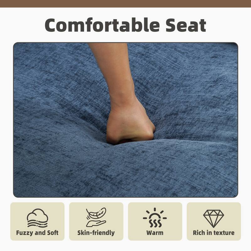 6-Piece Chenille Cloud Modular Living Room Set