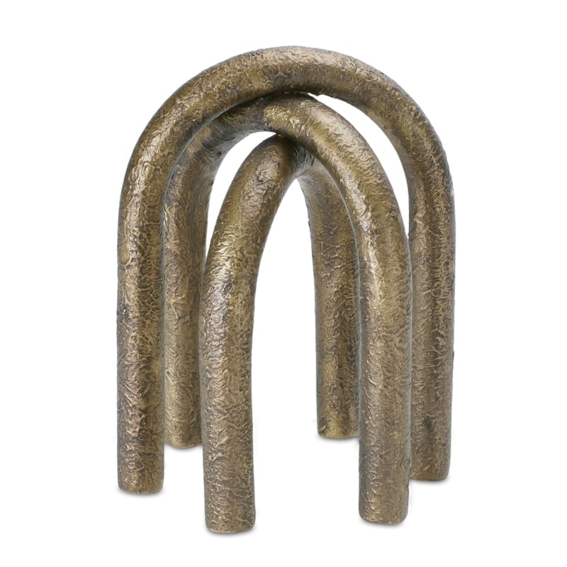 Metal Nesting Arches Tabletop Decorations - 6" - Gold - Set of 2
