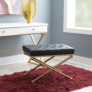 Black and gold vanity stool sales