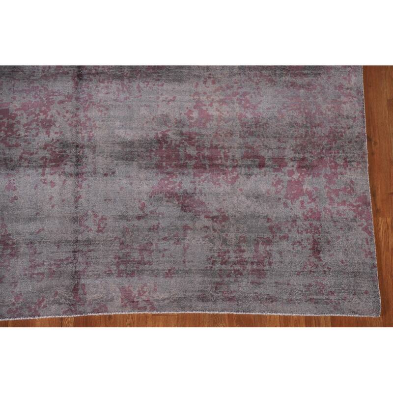 Modern Abstract Rug Handmade Bedroom Wool Carpet - 6'7"x 9'5"
