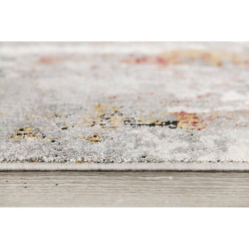 Abstract Modern Non Skid Woven Durable Area Rug - 36' X '27' X '1