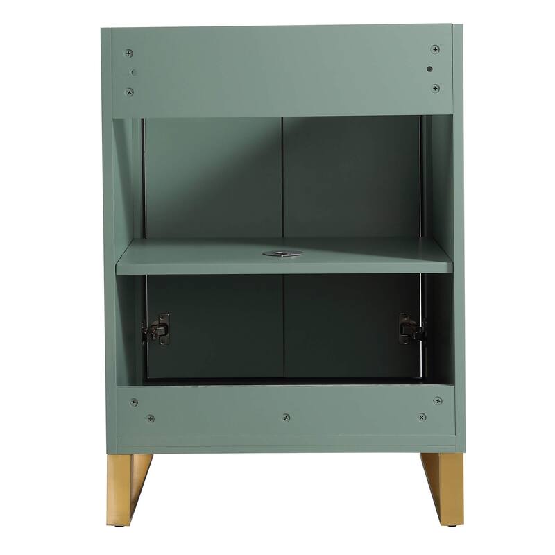 Fine Fixtures Opulence Collection Bathroom Vanity with White Ceramic Sink