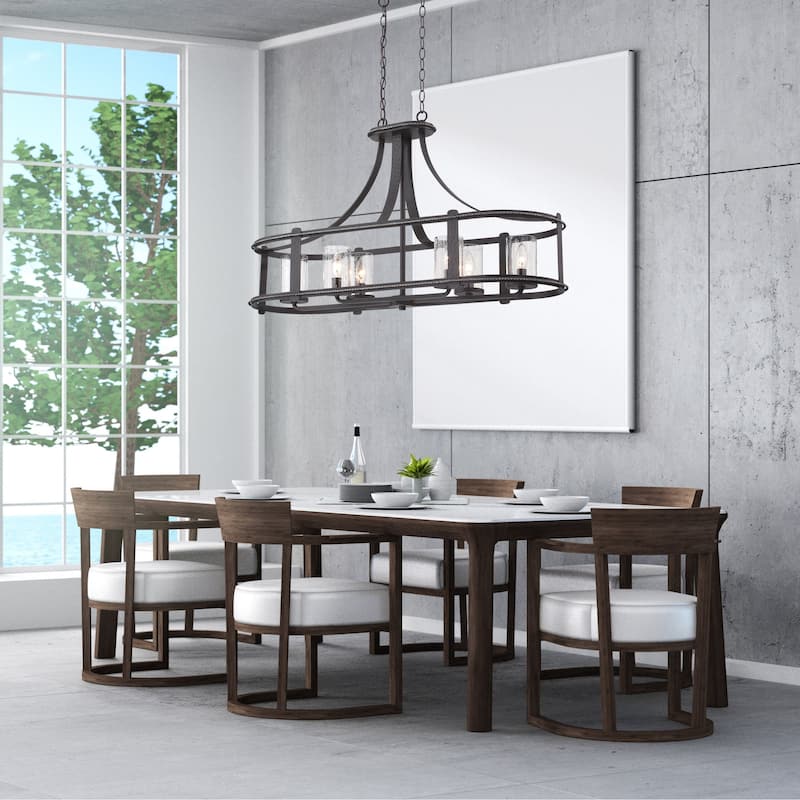 Palencia 6 Light Linear Chandelier