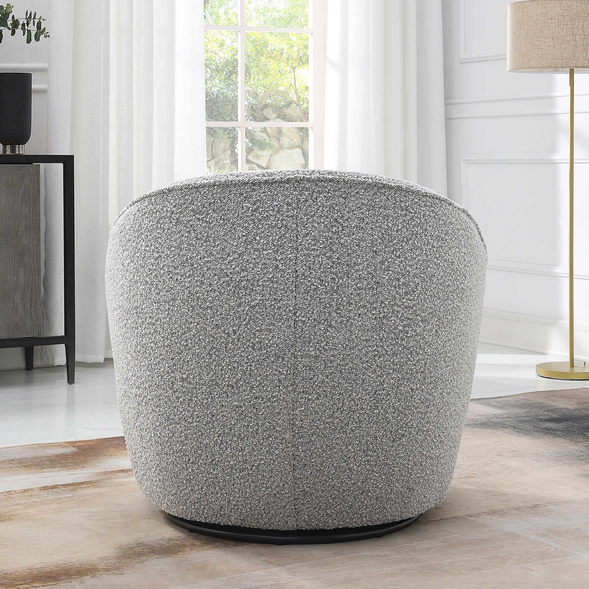 Cozy swivel chair west elm review clearance