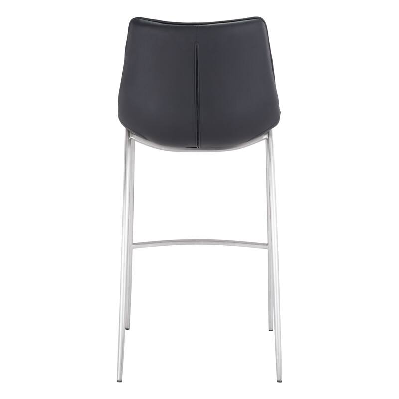 Magnus Barstool Black & Silver