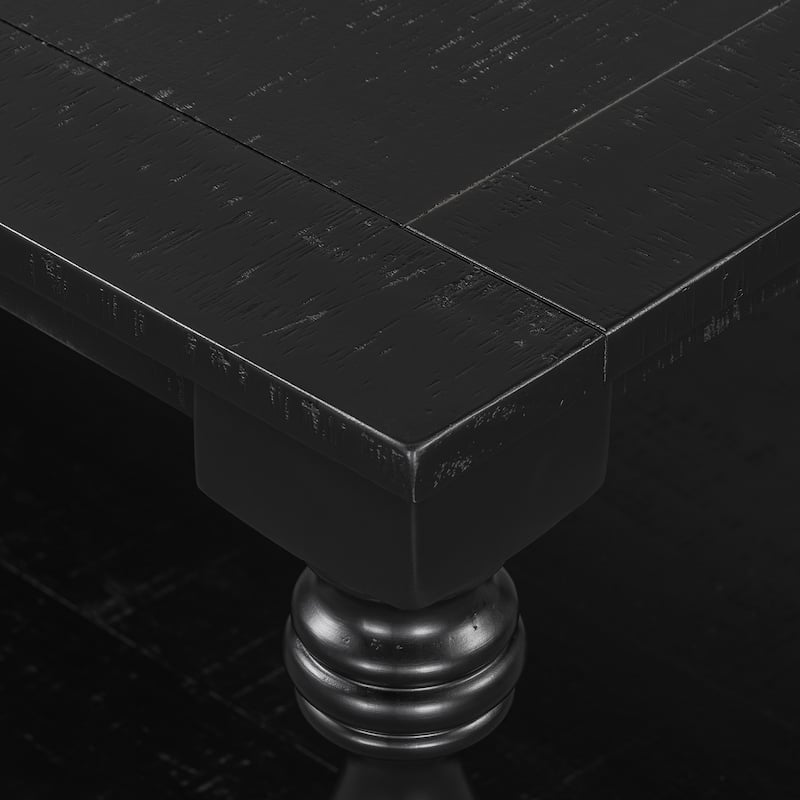 Wood Pine 45.2-in W x 17.7-in H Coffee Table - 45.2" x 17.7"