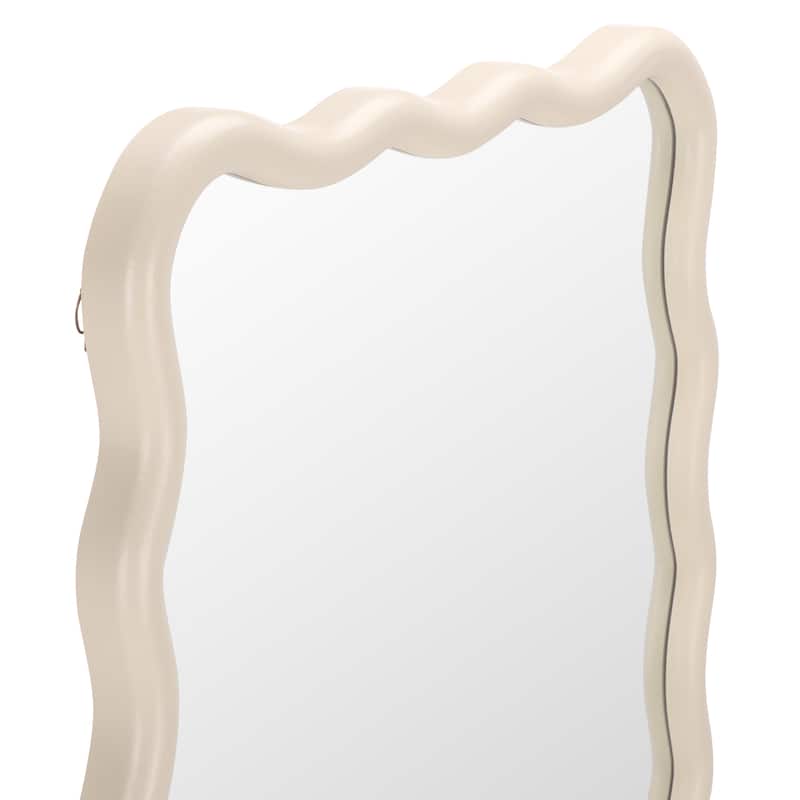 SAFAVIEH Home Izara 24-inch, Wood Full Length Mirror - 24"W x 2"D x 63"H