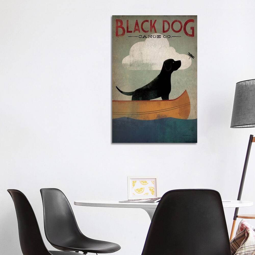 iCanvas "Black Dog Canoe Co. I" by Ryan Fowler Canvas Print