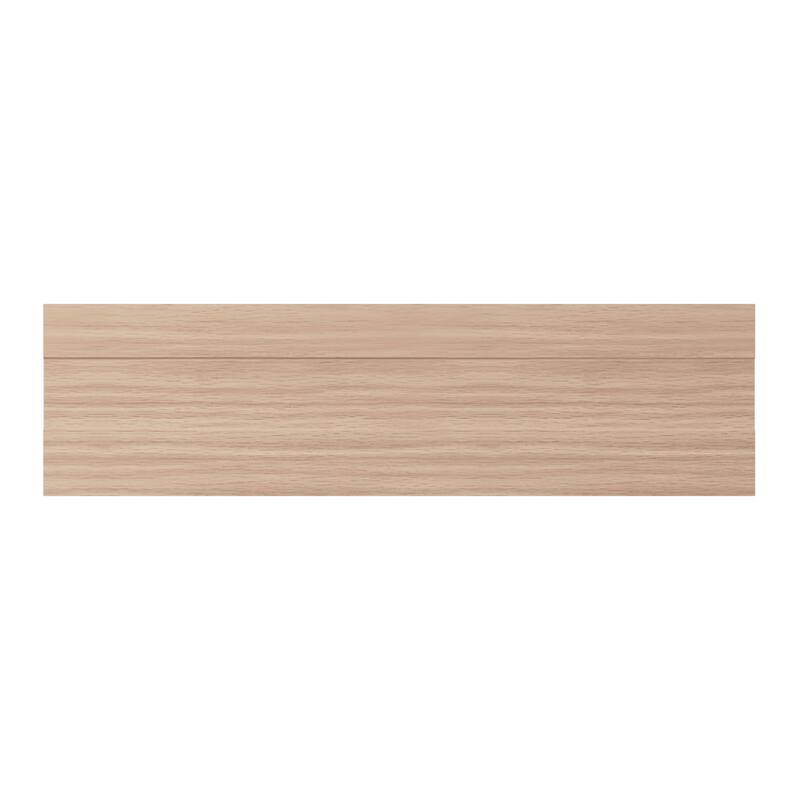 WM713: 9/16-in D x 3-1/4-in W x 96-in L Americraft Solid Hardwood Stain Grade Modern Base Moulding