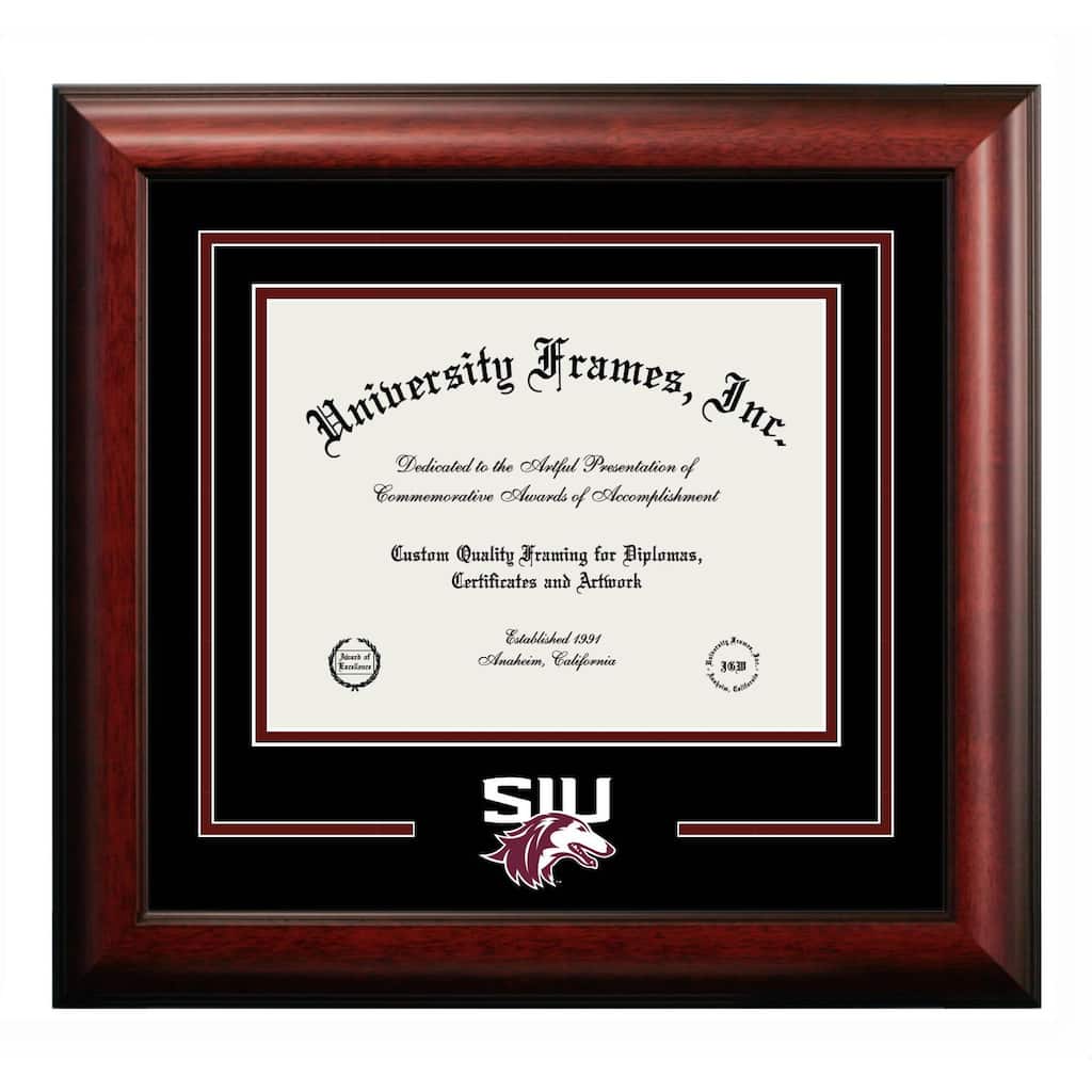 Southern Illinois University 11w x 8.5h Spirit Diploma Frame