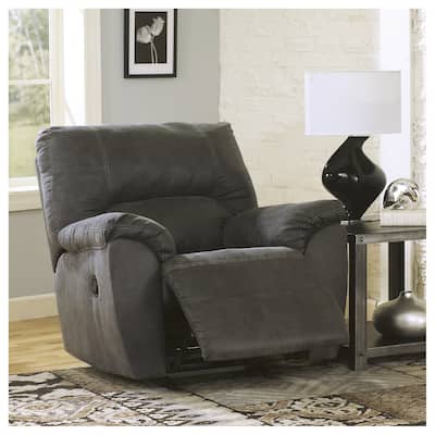 Tambo Contemporary Rocker Recliner Pewter