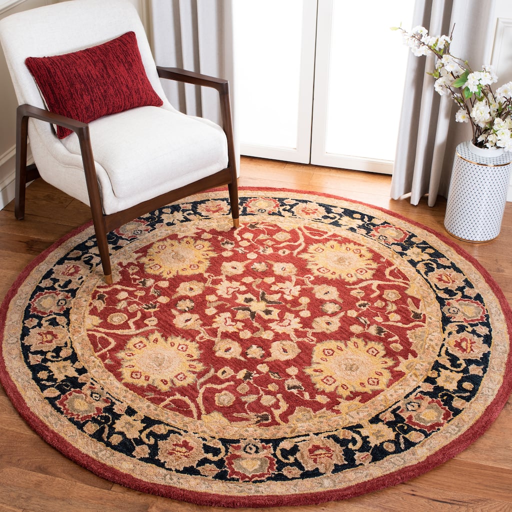 SAFAVIEH Handmade Anatolia Crisalida Traditional Oriental Wool Rug