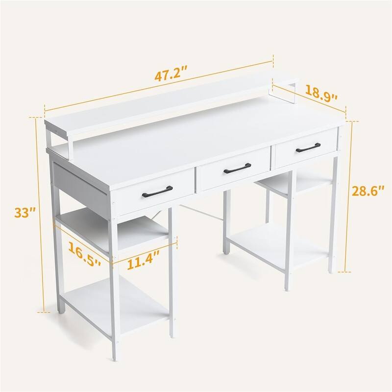 47 Inch Computer Office Home Desk