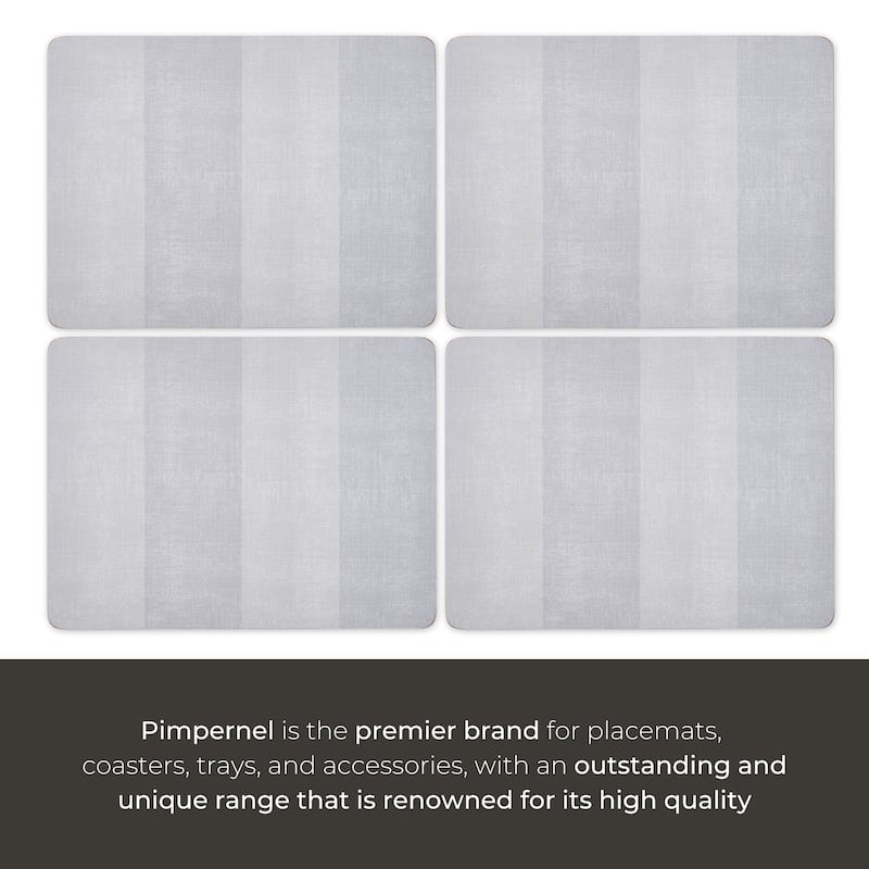 Pimpernel Set of 4 Go Neutral Placemats - 11.7 in x 15.7 in