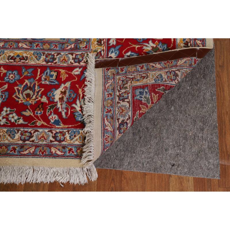 Hand Knotted Oriental 100% Wool Carpet Traditional Floral Beige & Ivories Najafabad Area Rug - 16' 1'' X 9' 11''