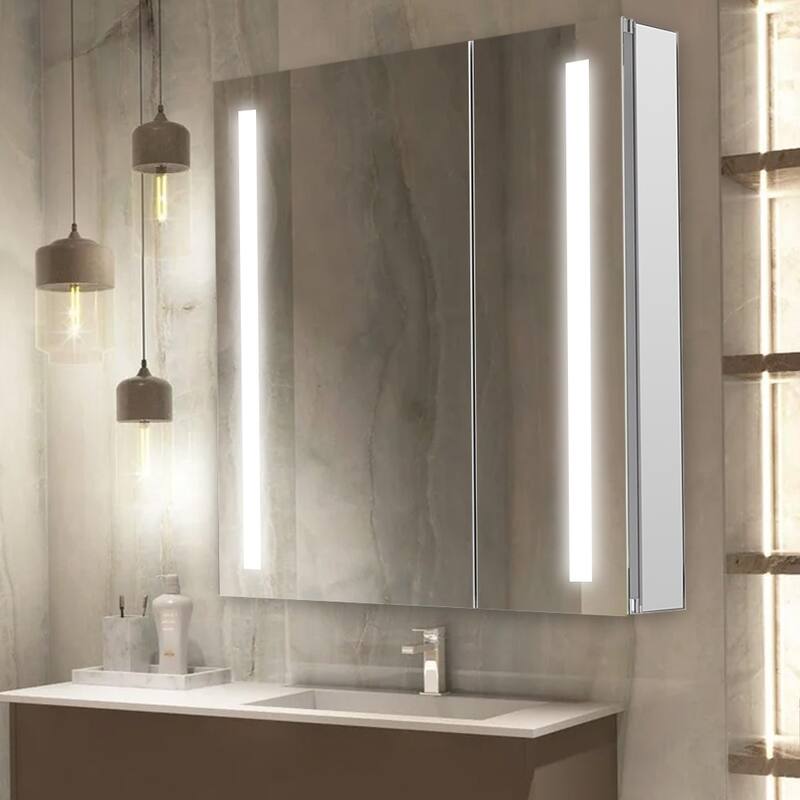 Medicine Cabinet With Light 30W x 30H x 5D - 30"x30"