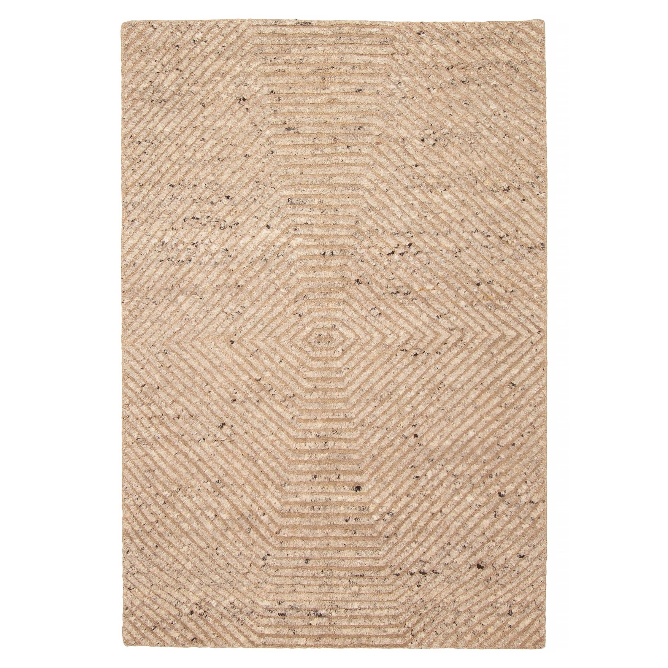 ECARPETGALLERY Hand-knotted Tangier Tan Wool Rug - 5'2 x 7'10