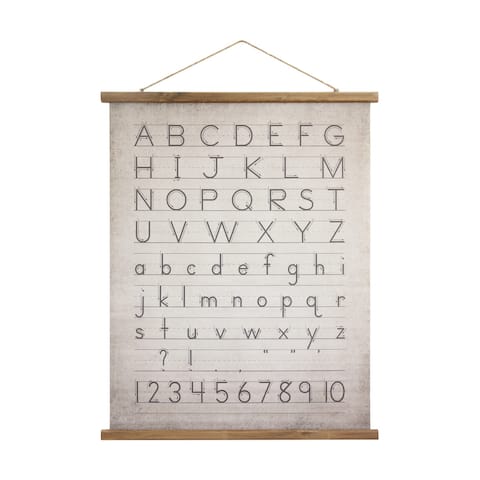 Alphabet & Numbers Wall Decor - 31" x 39"