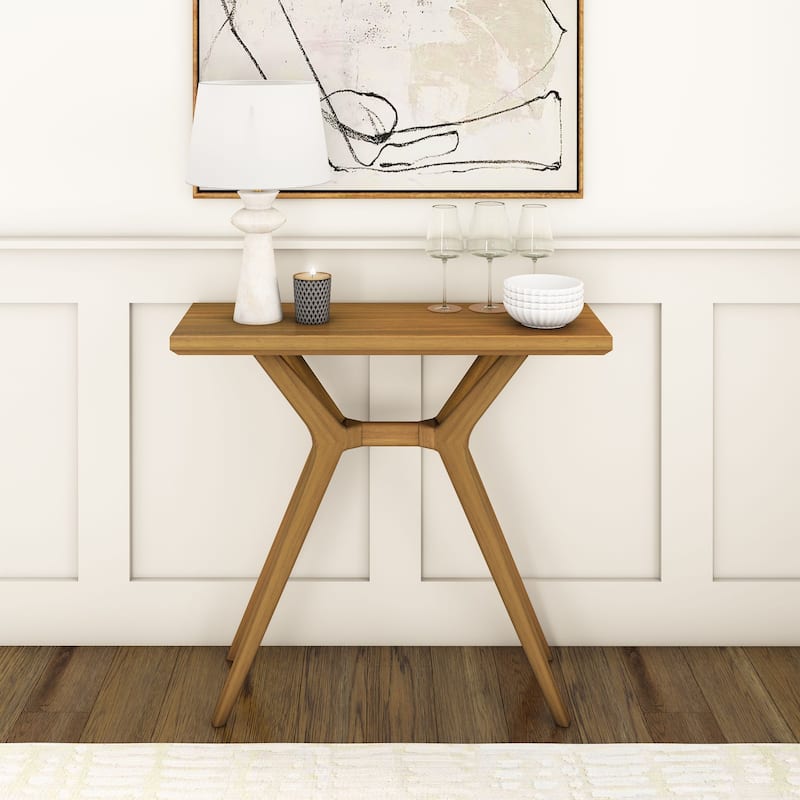 Plank and Beam Verso Solid Wood Console Table - 36"
