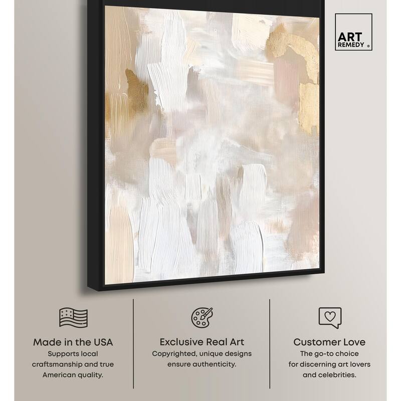 Beige and Cream II Canvas by Art Remedy