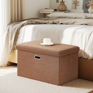 Ottoman Storage Ottoman Footrest Stool Small Ottoman with Storage Foldable Ottoman Foot Rest Footstool Bench